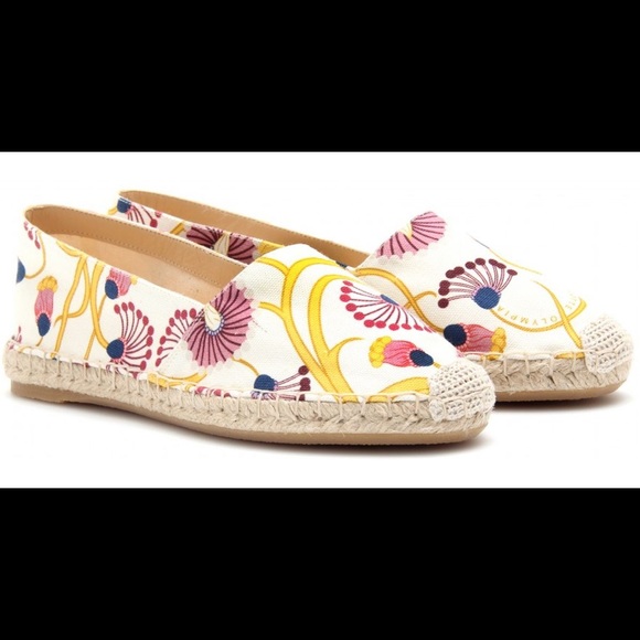 Charlotte Olympia cream Esme Print Espadrilles - Picture 1 of 10